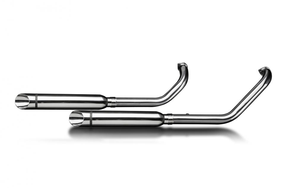 KAWASAKI VN900 08-16 Echappement Complet 2-2 410mm Coupe Oblique Inox