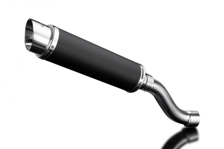 Ducati Monster 821 15-19 1200 Echappement KIT-Silencieux 350mm Rond Carbone