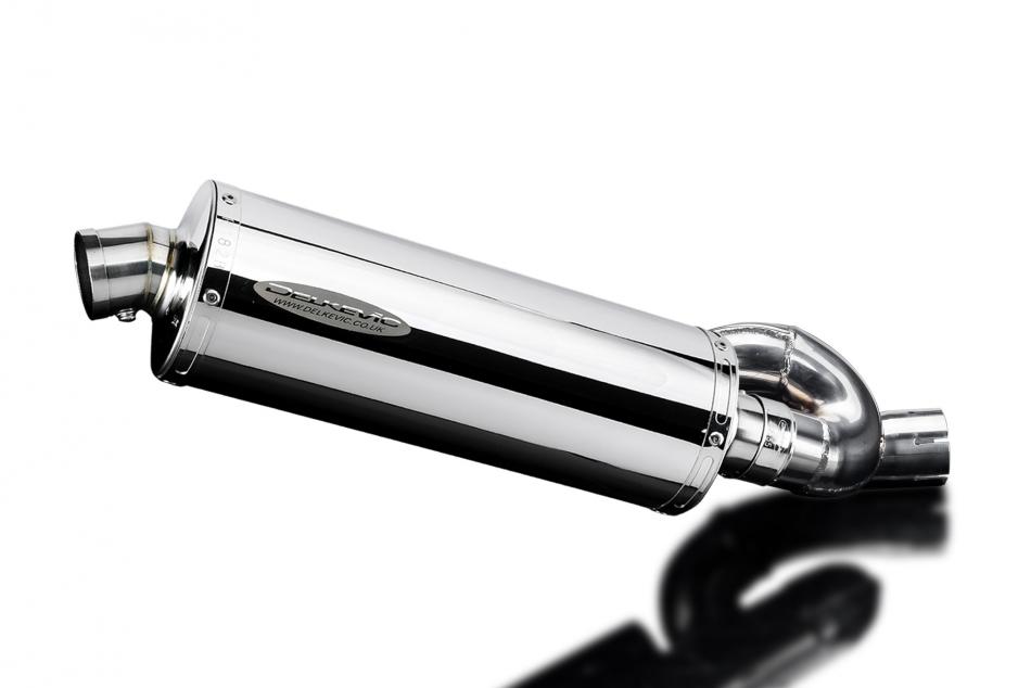 TRIUMPH STREET TRIPLE 765RS 2017-2020 Echappement Silencieux 350mm Ovale Inox