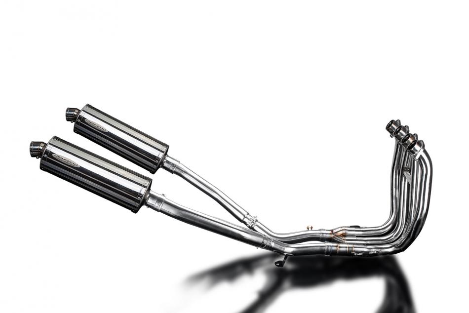 SUZUKI GSX1300R HAYABUSA 08-19 Echappement 4-2 Complet DECAT 350mm Ovale Inox