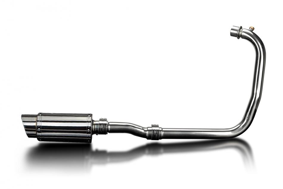 Royal Enfield Meteor 350 2021-24 Echappement Complet Silencieux 200mm Rond Inox