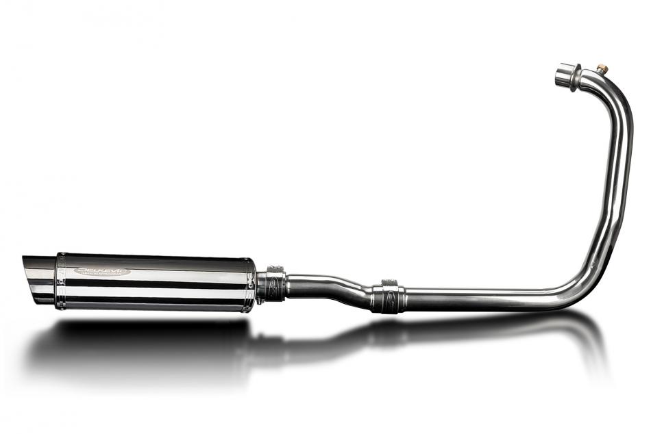 Royal Enfield Meteor 350 2021-24 Echappement Complet Silencieux 350mm Rond Inox