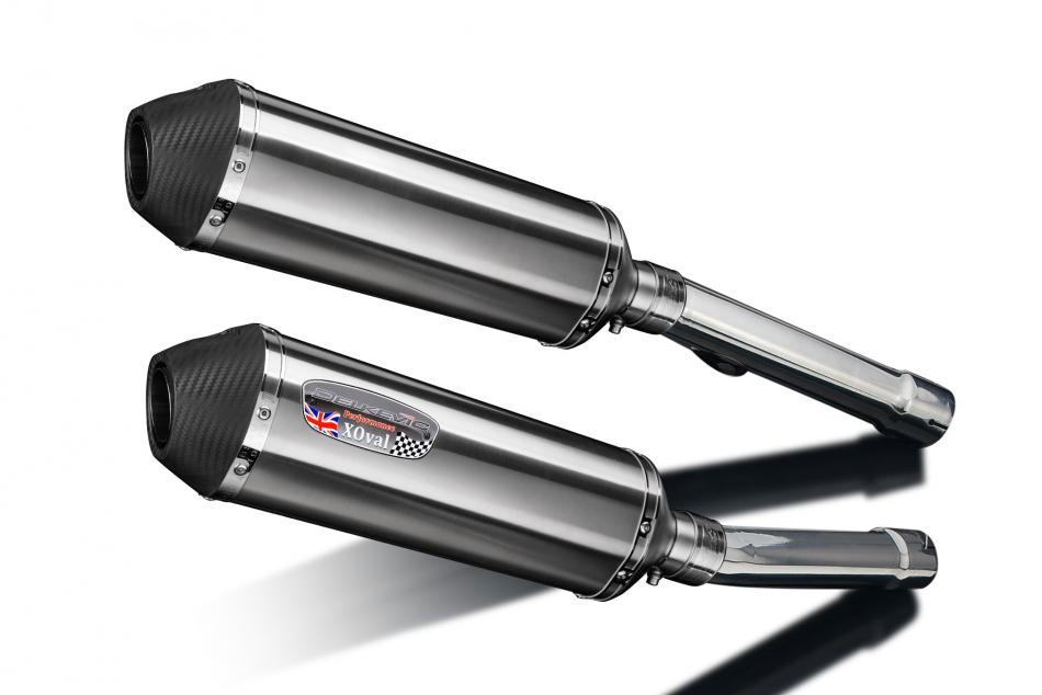 HONDA CBR1100XX BLACKBIRD 1996-2009 Echappement Silencieux 343mm X-Ovale Inox