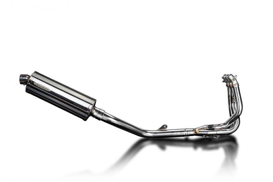 TRIUMPH DAYTONA 675 675R 06-12 SILENCIEUX OVALE 350mm INOX 3-1 ECHAPPEMENT