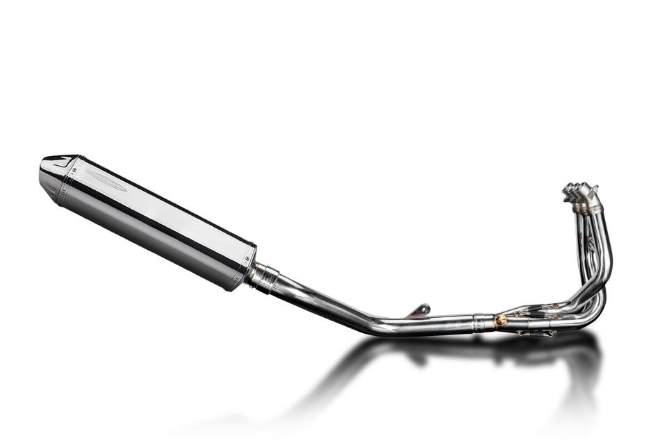 TRIUMPH DAYTONA 675 675R 06-12 TRI-OVALE 420mm INOX SILENCIEUX 3-1 ECHAPPEMENT