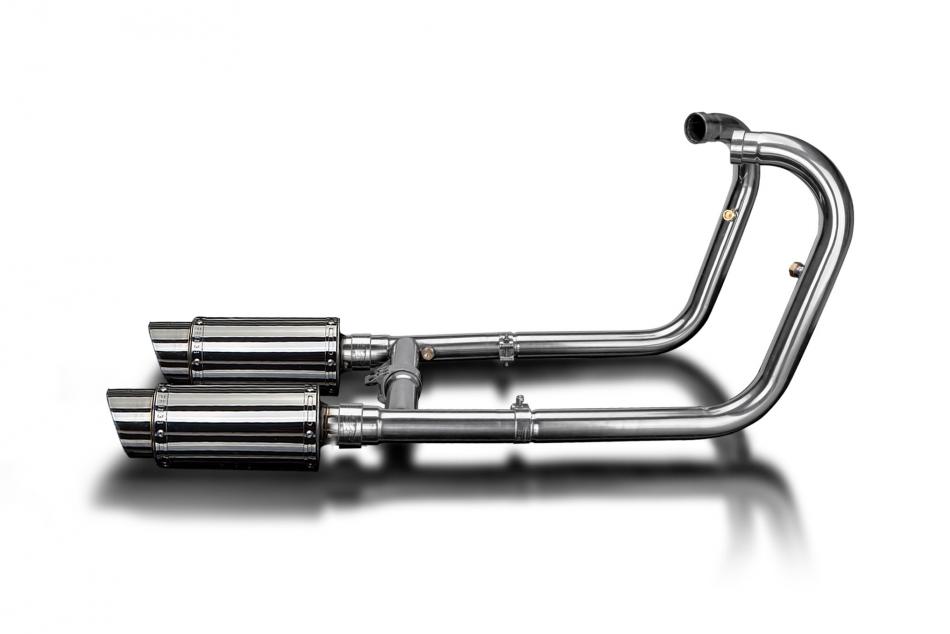 Kawasaki W650 W800 99-23 Echappement Complet 2-2 Silencieux 200mm Rond Inox