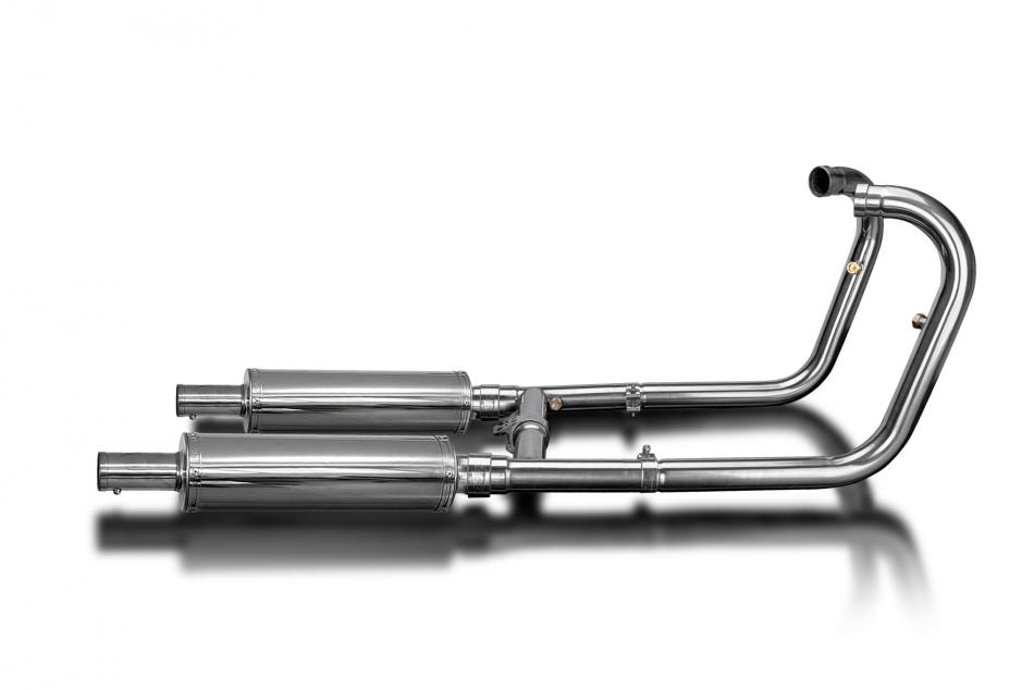 Kawasaki W650 W800 99-23 Echappement 2-2 Silencieux 350mm Rond Inox