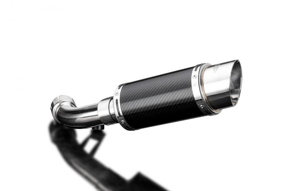 Moto Guzzi Norge 1200T 2006-09 V1200 2007-10 KIT-Silencieux 200mm Rond Carbone