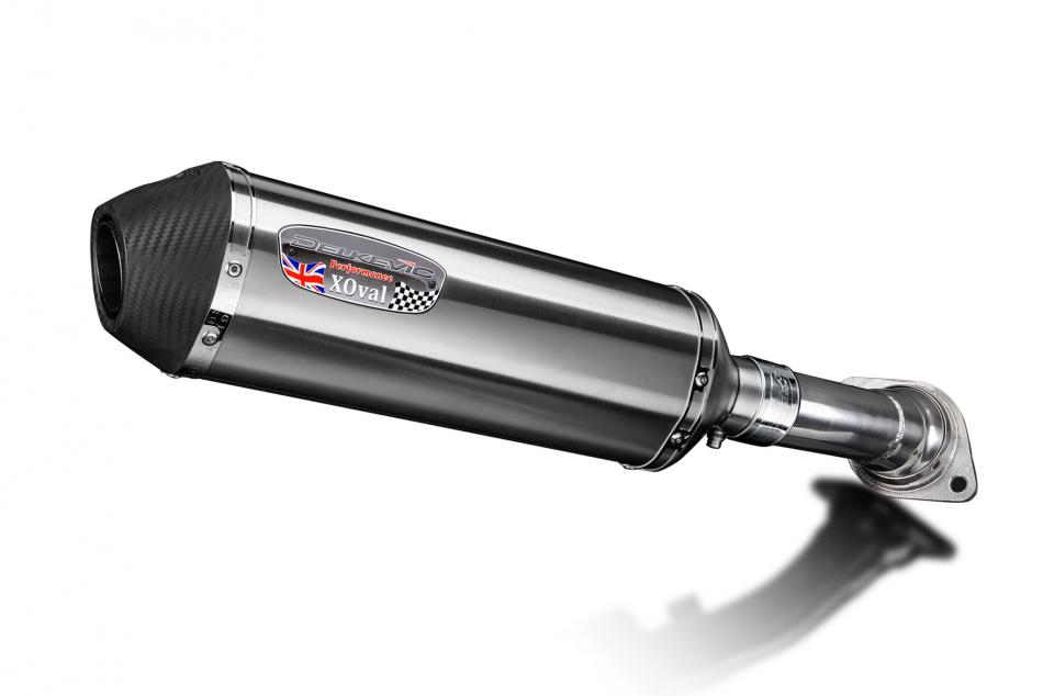 Honda VFR750 1990-1993 Echappement KIT-Silencieux 343mm X-Ovale Inox