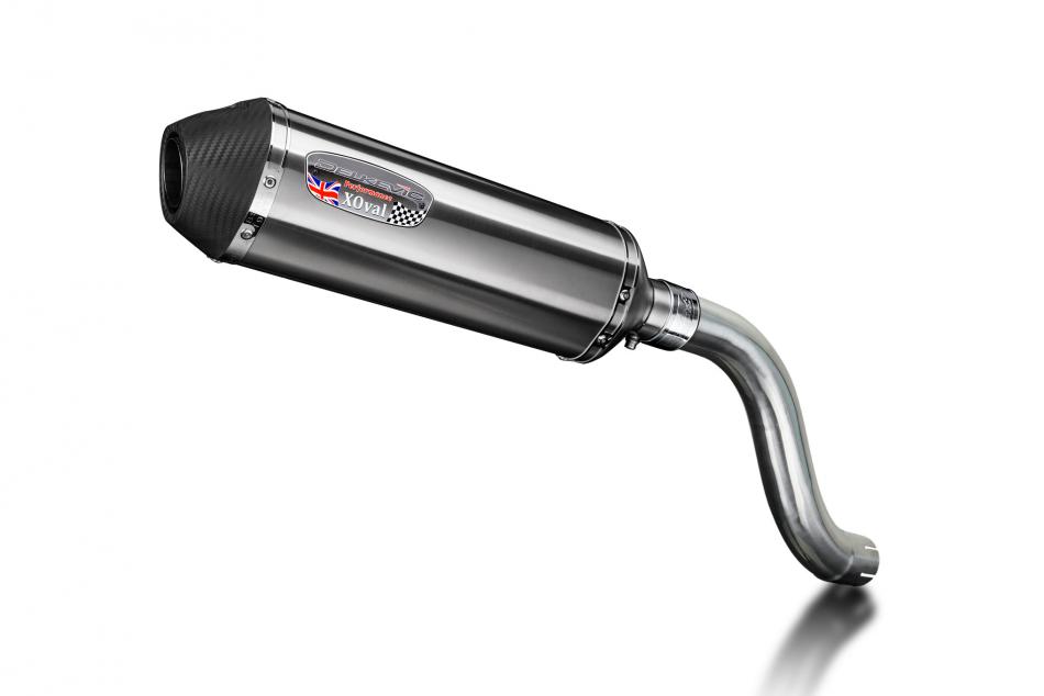 Triumph Speed Triple 955i 2002-04 Echappement KIT-Silencieux 343mm X-Ovale Inox