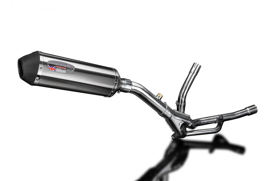 Suzuki DL650 V-Strom ABS 2012-2016 Echappement KIT-Silencieux 343mm X-Ovale Inox