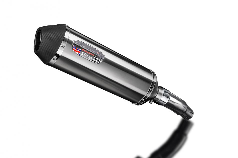 Kawasaki Versys 300X 2017-2023 Echappement KIT-Silencieux 343mm X-Ovale Inox