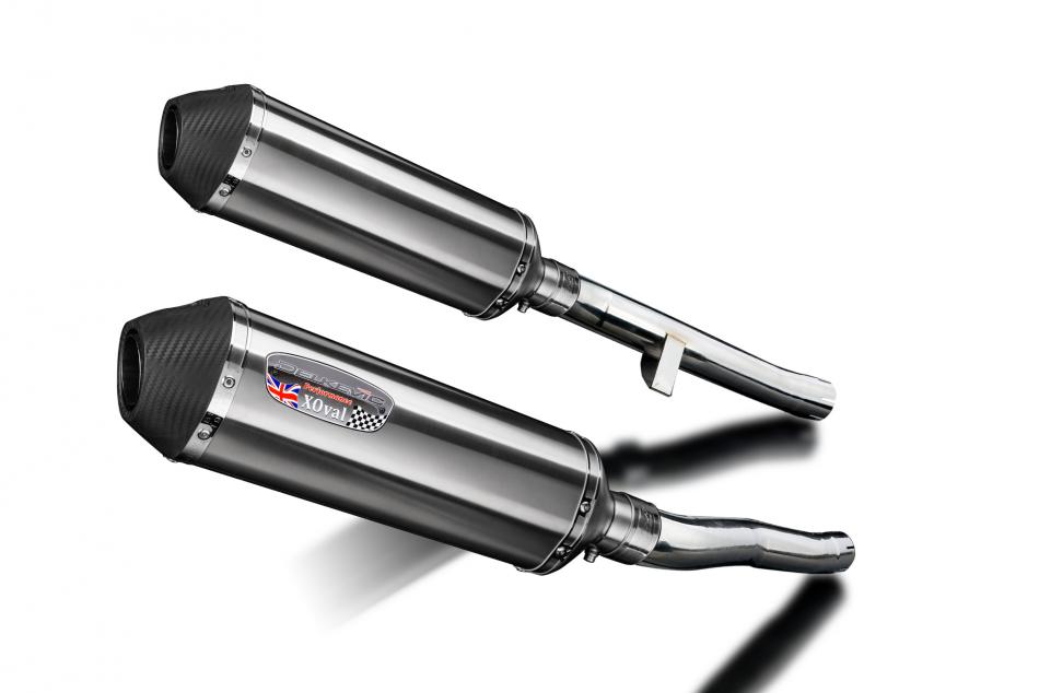 Suzuki GSX1400 K2-K4 2001-2004 Echappement KIT-Silencieux 343mm X-Ovale Inox