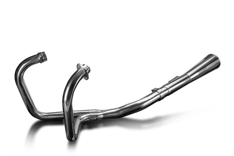 Honda CX500 C Custom Deluxe 78-81 Echappement 2-1 Megaphone Silencieux 550mm Inox