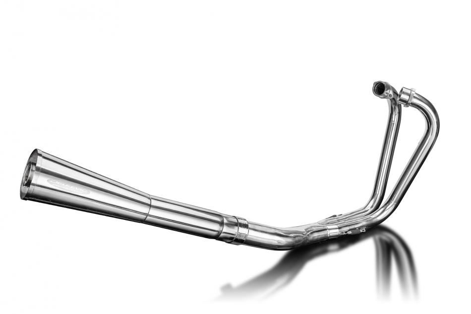 Kawasaki Z750B Twin 1976-1979 Echappement Complet 2-1 MÃ©gaphone Silencieux Inox