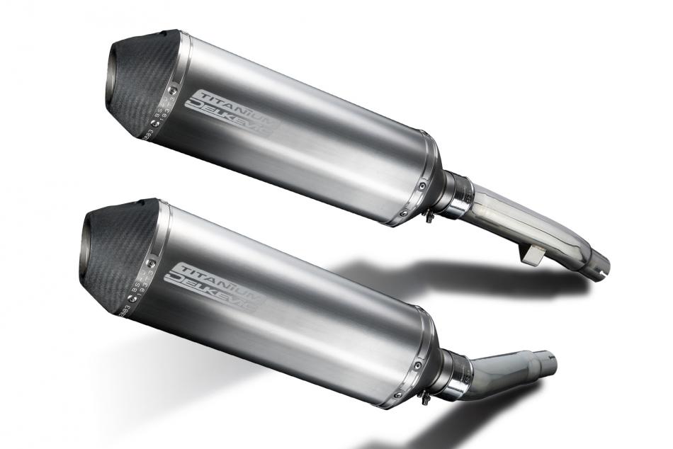 Yamaha XJ900S Diversion 1994-03 Echappement KIT-Silencieux 343mm X-Ovale Titane