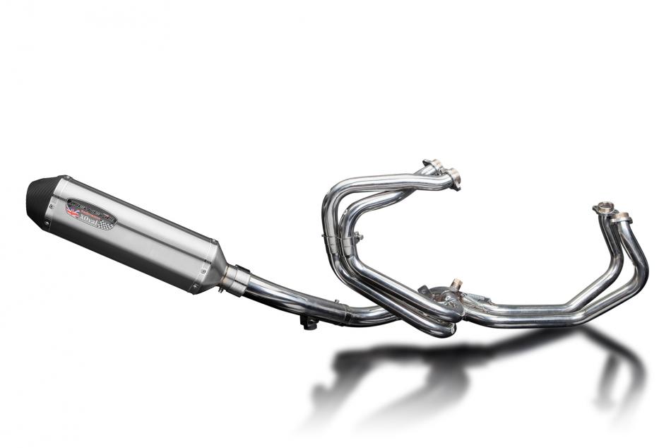 Honda VFR800FI 1998-2001 Echappement Complet 4-1 Silencieux 343mm X-Ovale Inox