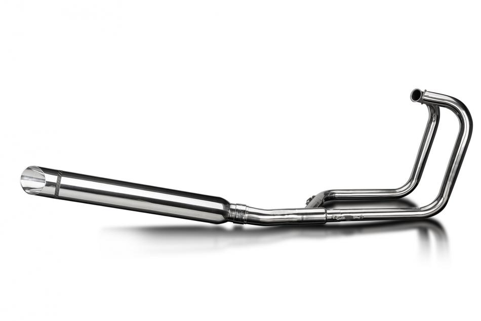 Kawasaki Z440 A1/A2 B1/B2 1980-81 Echappement 2-1 Silencieux 550mm Coupe Oblique