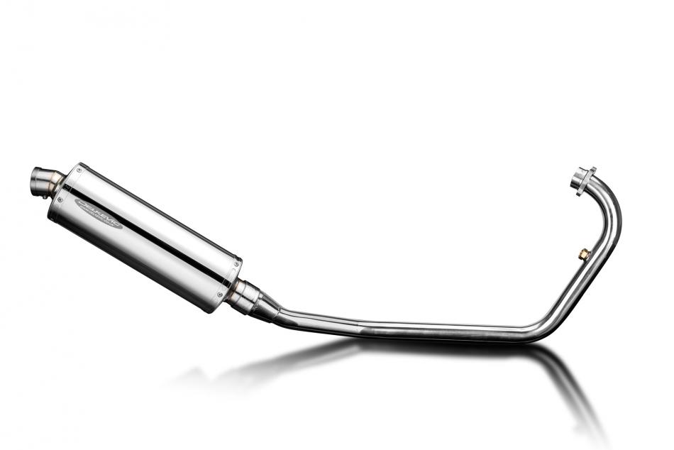 Kymco VSR125 Visar 2014-2024 Echappement Complet Silencieux 350mm Ovale Inox