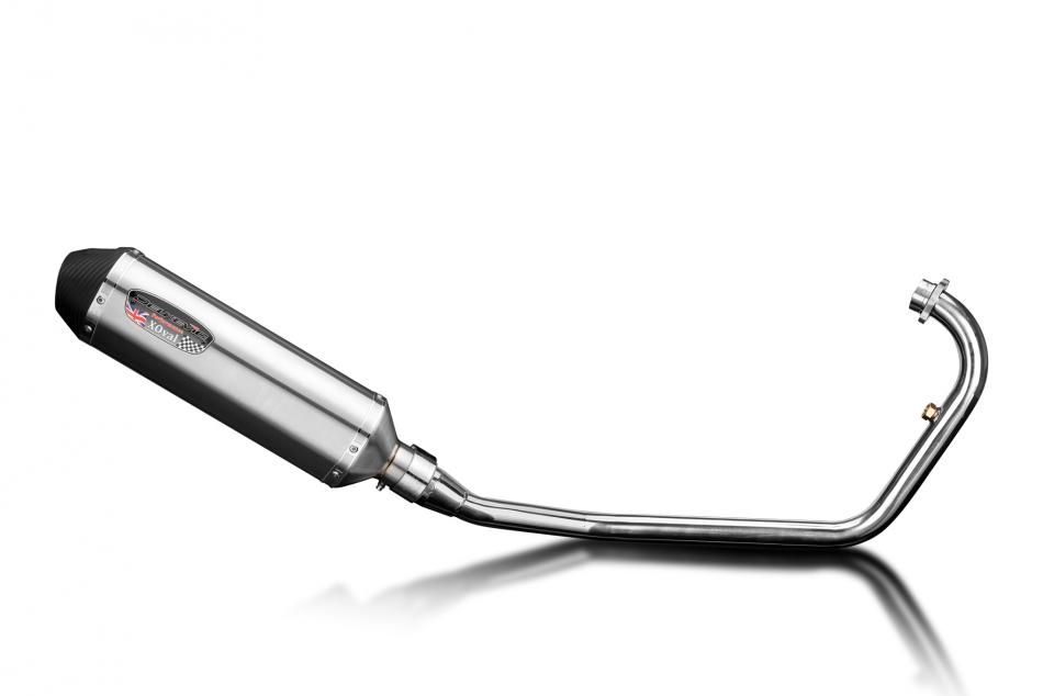 Kymco VSR125 Visar 2014-2024 Echappement Complet Silencieux 343mm X-Ovale Inox
