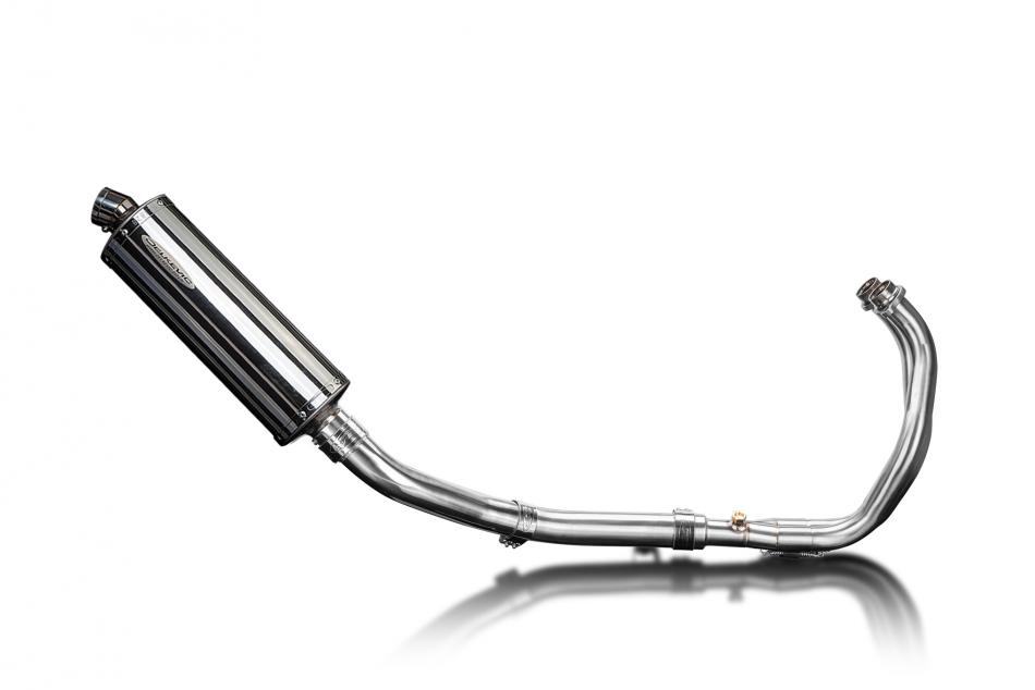 Yamaha XT700 Tenere 19-23 Echappement Complet 2-1 Silencieux 350mm Ovale Inox