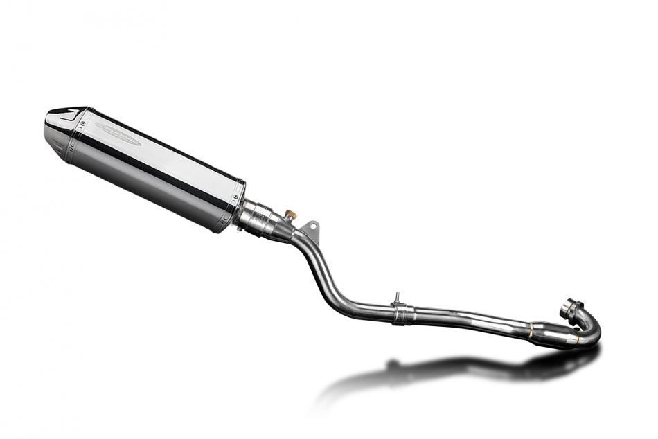 Kawasaki KLX300 2020-24 Delkevic Echappement KIT-Silencieux 320mm Tri-Ovale Inox