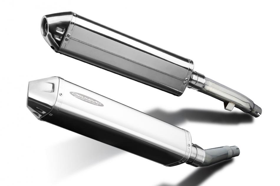 Yamaha XJ900S Diversion 1994-03 Echappement KIT-Silencieux 420mm Tri-Ovale Inox