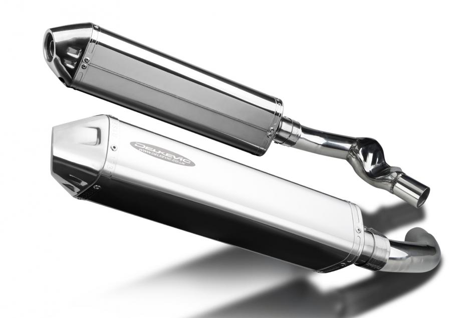 Honda CBR1000F 1987-1999 Echappement KIT-Silencieux 420mm Tri-Ovale Inox