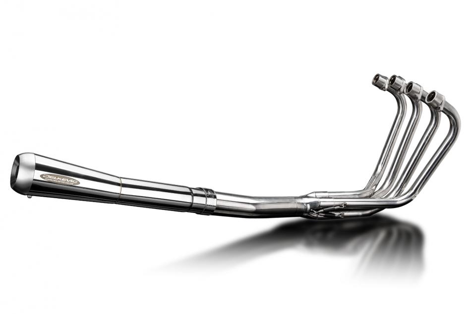 Suzuki GS850G 1982-1986 Echappement 4-1 Silencieux A Cone Inverse Inox Poli