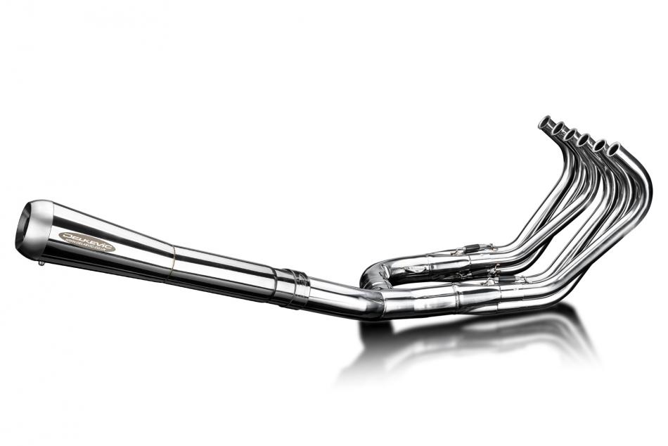 Honda CBX1000 1979-1983 Echappement 6-1 Silencieux A Cone Inverse Inox Poli