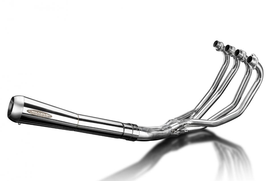 Yamaha XJ750 Maxim 1982-86 Echappement 4-1 Silencieux A Cone Inverse Inox Poli