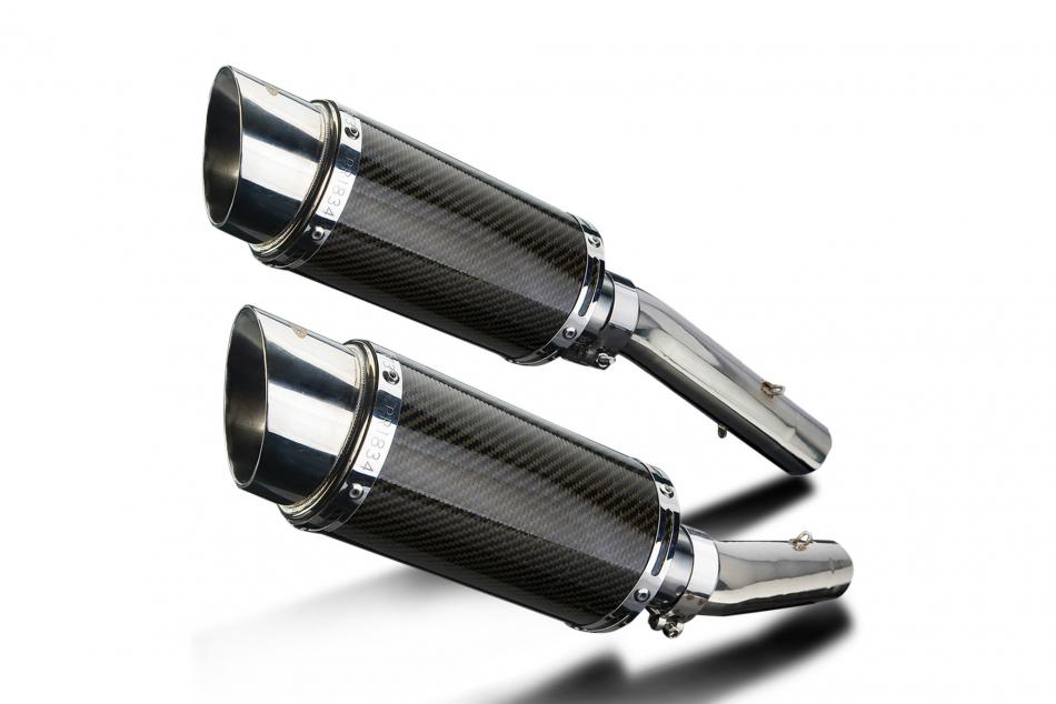 APRILIA RSV1000 R/FACTORY 2004-2010 Echappement Pot 200mm Rond Carbone PISTE