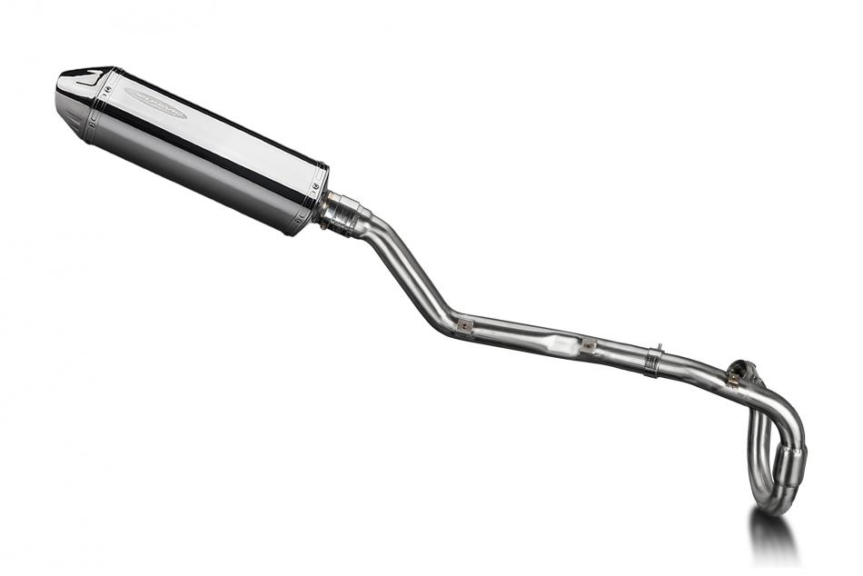 Suzuki DRZ400E 2000-2009 Echappement Complet Silencieux 320mm Tri-Ovale Inox