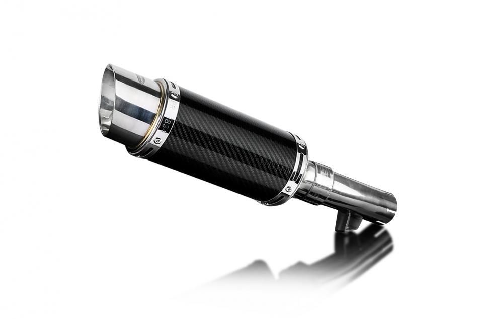 Honda NT1100 2022-2024 Delkevic Echappement KIT-Silencieux 200mm Rond Carbone