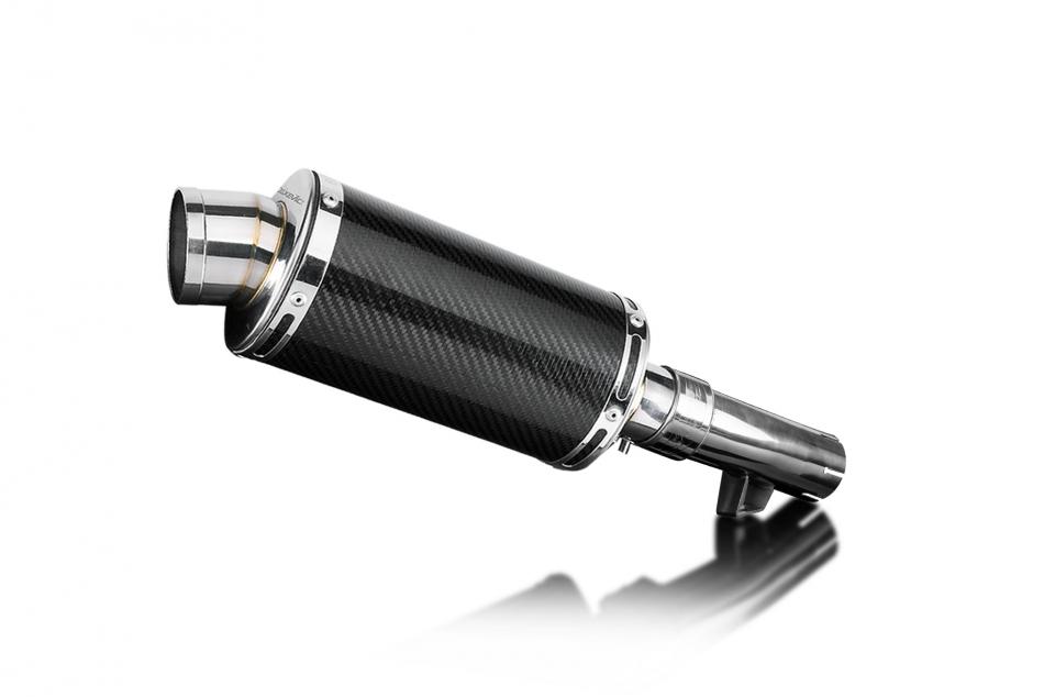 Honda NT1100 2022-2024 Delkevic Echappement KIT-Silencieux 225mm Ovale Carbone