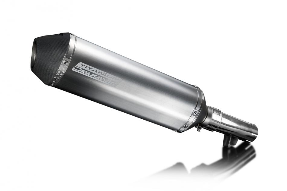 Honda NT1100 2022-2024 Delkevic Echappement KIT-Silencieux 343mm X-Ovale Titane
