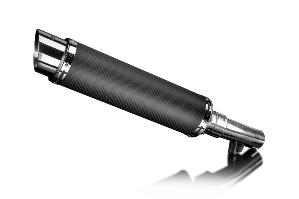 Honda NT1100 2022-2024 Delkevic Echappement KIT-Silencieux 350mm Rond Carbone