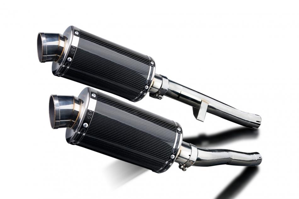 SUZUKI GSX1400 2001-2004 Echappement Silencieux 225mm Ovale Carbone PISTE