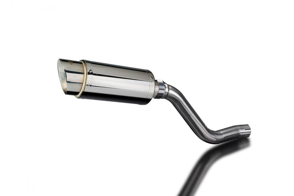 Kawasaki KLR600 KL600 1985-1994 Echappement KIT-Silencieux 200mm Rond Inox