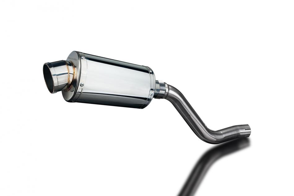 Kawasaki KLR600 KL600 1985-1994 Echappement KIT-Silencieux 225mm Ovale Inox