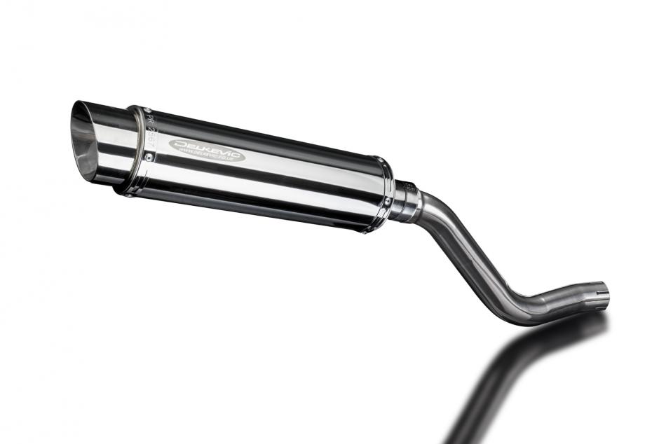 Kawasaki KLR600 KL600 1985-1994 Echappement KIT-Silencieux 350mm Rond Inox