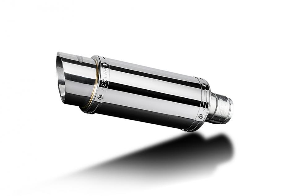 Suzuki 800DE V-Strom 2023-2025 Echappement KIT-Silencieux 200mm Rond Inox