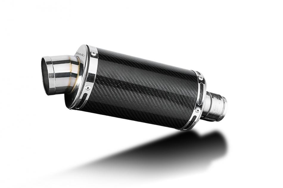 Suzuki 800DE V-Strom 2023-2025 Echappement KIT-Silencieux 225mm Ovale Carbone