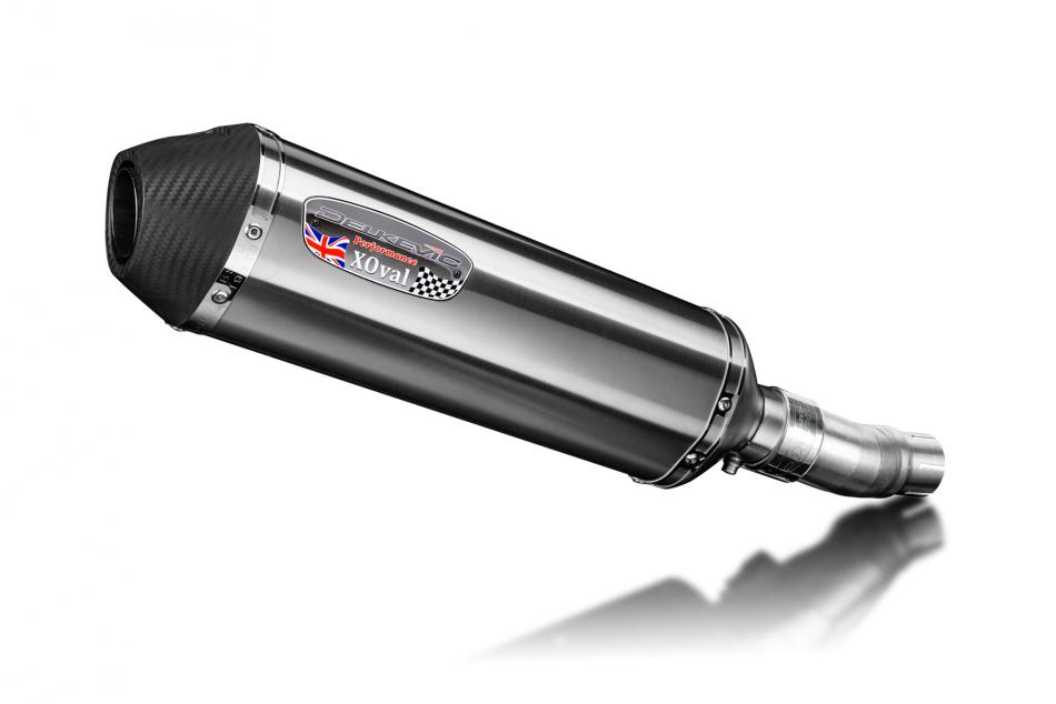 CFMOTO 450SR 2023-2025 Echappement KIT-Silencieux 343mm X-Ovale Inox