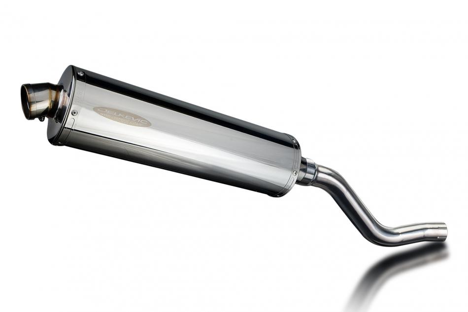 Kawasaki KLR650 Adventure Traveler 2022-2025 KIT-Silencieux 450mm Ovale Inox