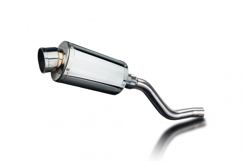 Kawasaki KLR650 Adventure Traveler 2022-2025 KIT-Silencieux 225mm Ovale Inox