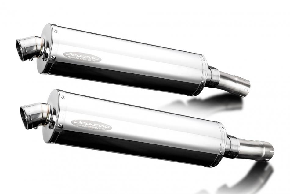 Suzuki GSX1300R Hayabusa 2021-2025 Echappement KIT-Silencieux 450mm Ovale Inox