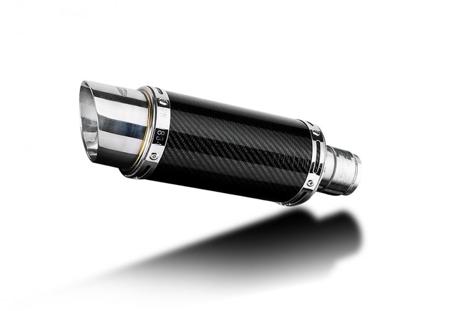 Suzuki 800RE V-Strom 2024-2025 Echappement KIT-Silencieux 200mm Rond Carbone