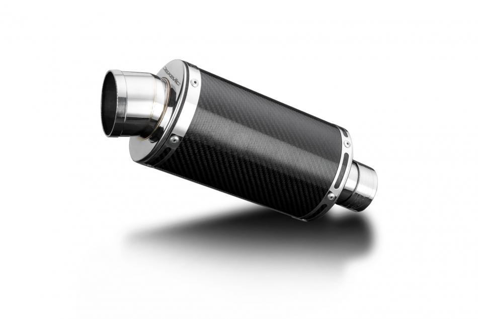 Royal Enfield 350 Classic 22-24 Bullet 23-24 KIT-Silencieux 225mm Ovale Carbone