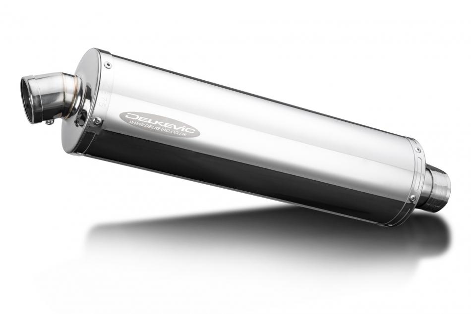 Royal Enfield 350 Classic 22-24 Bullet 23-24 KIT-Silencieux 450mm Ovale Inox